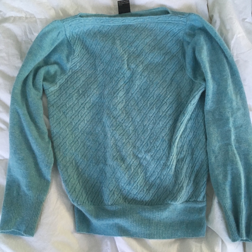 Vintage ZkyKing&Penny Small Aqua Sweater